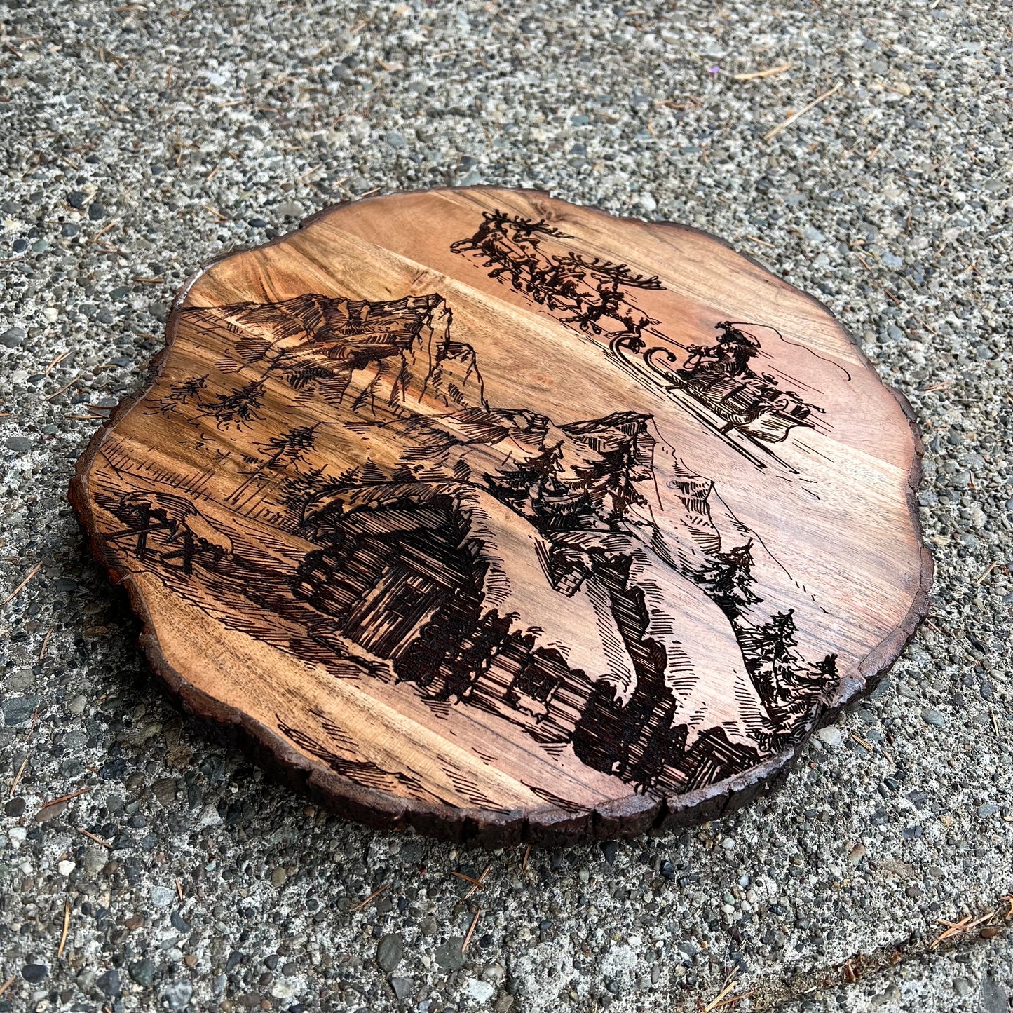 16" Christmas Lazy Susan