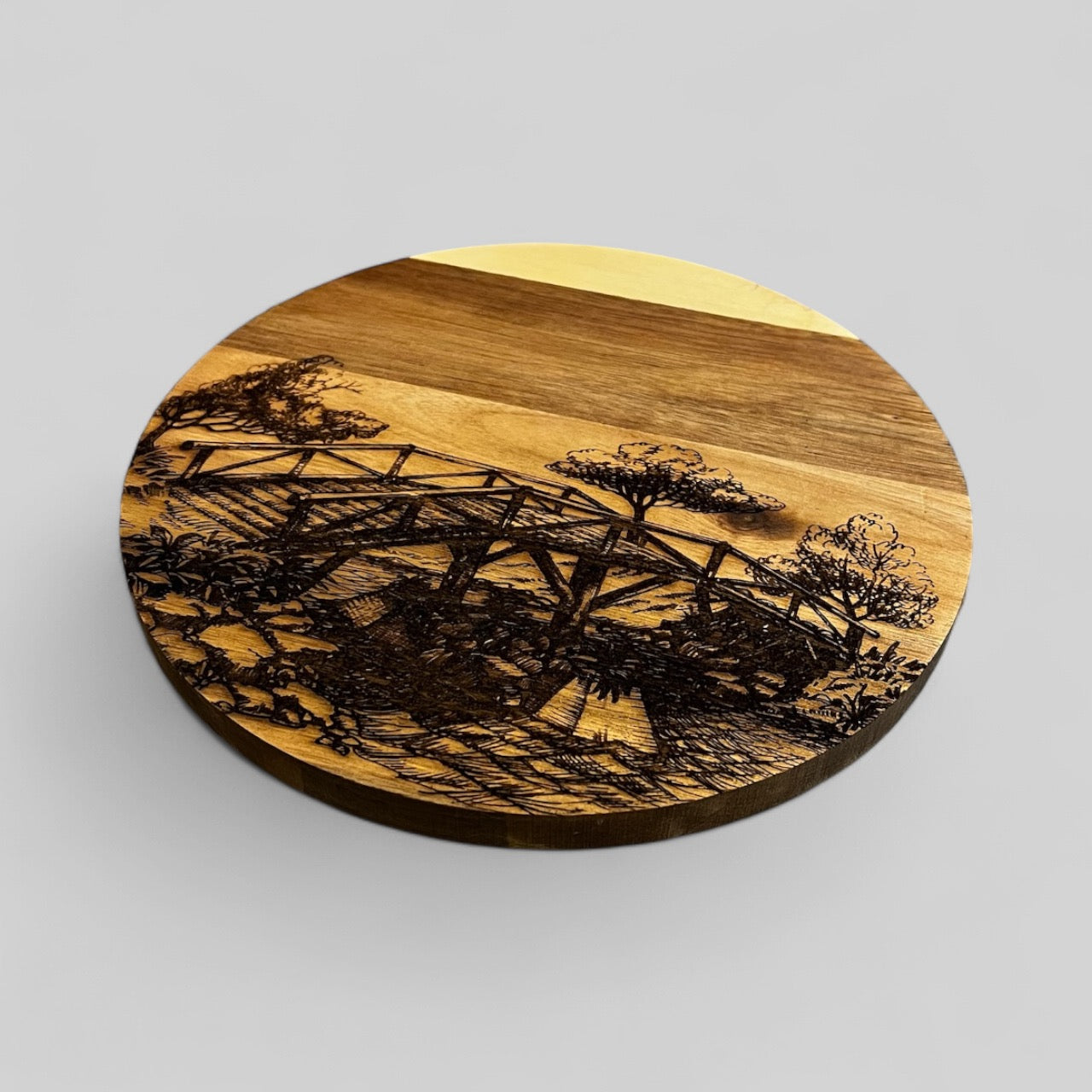10" Over the Bridge Lazy Susan