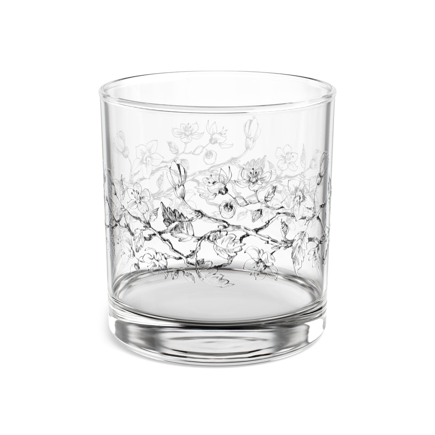 Cherry Blossoms Rocks Glass, 10oz