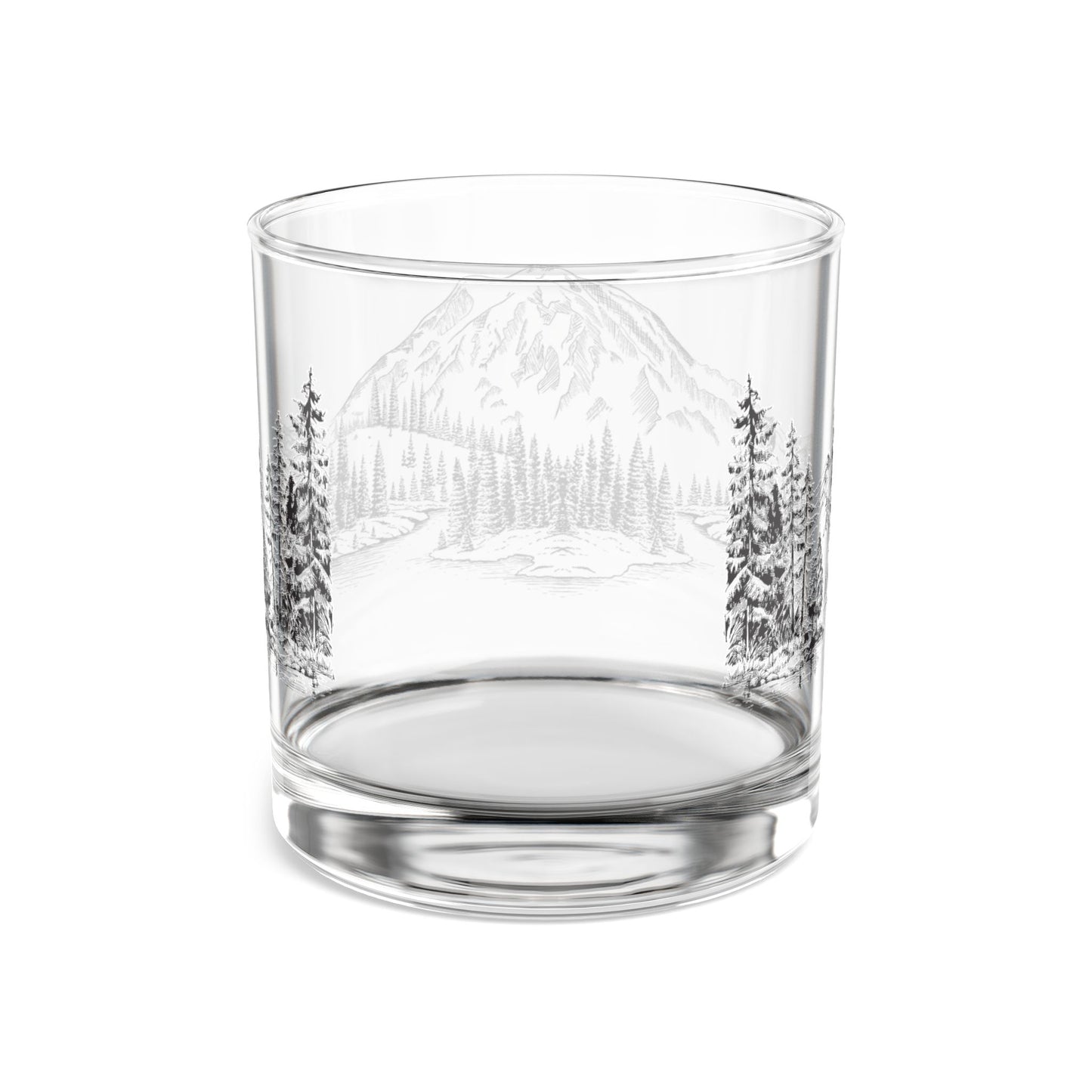 Mount Rainier Rocks Glass, 10oz