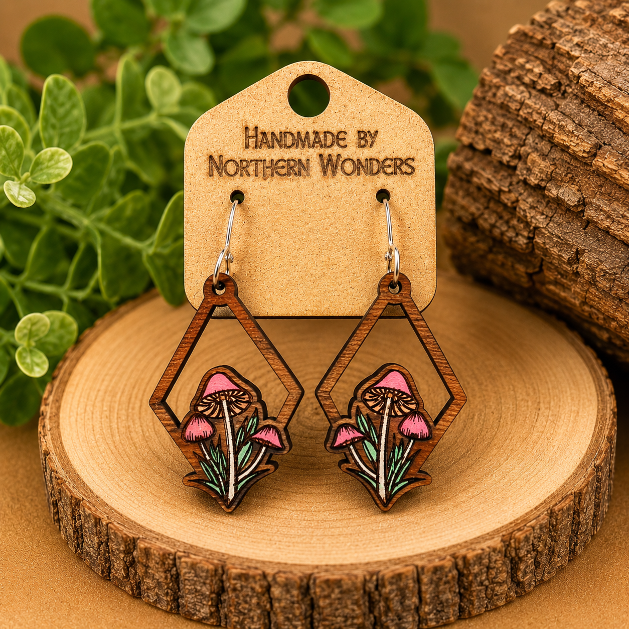 Mushroom Earring