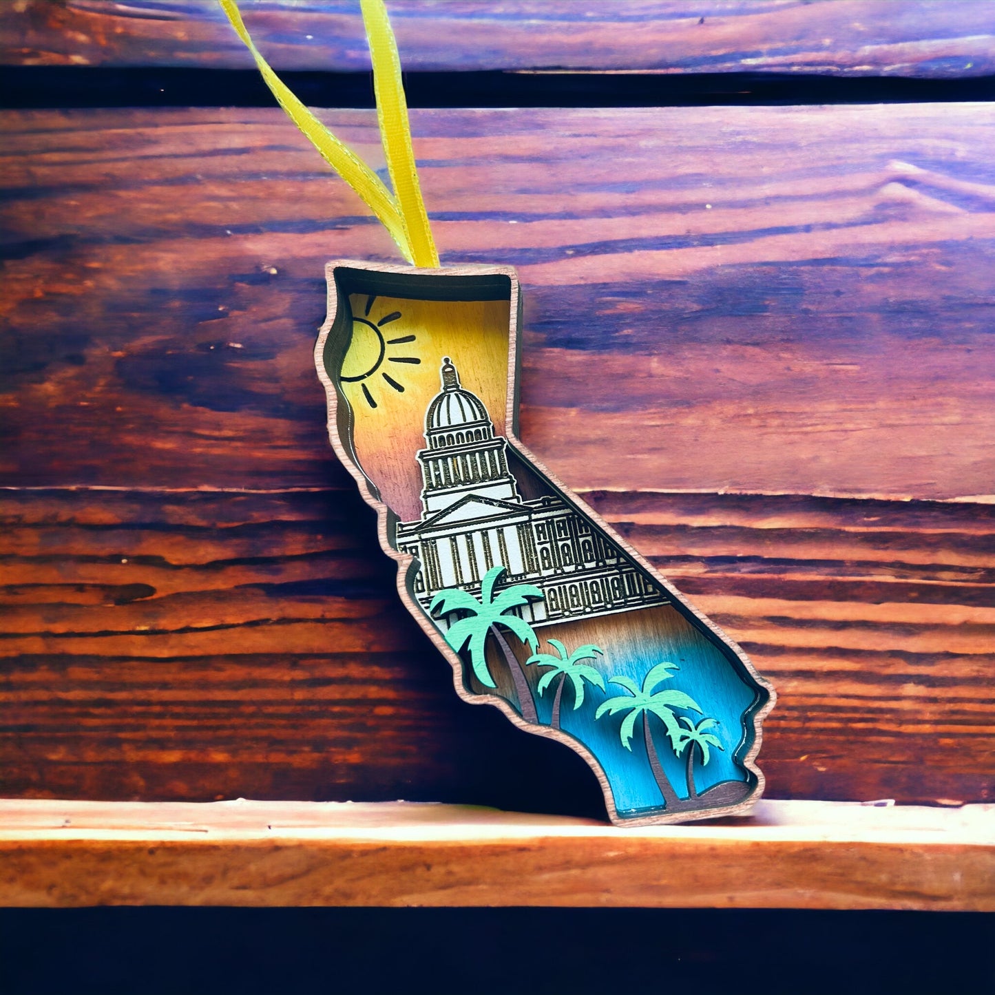 California Multilayer Ornament