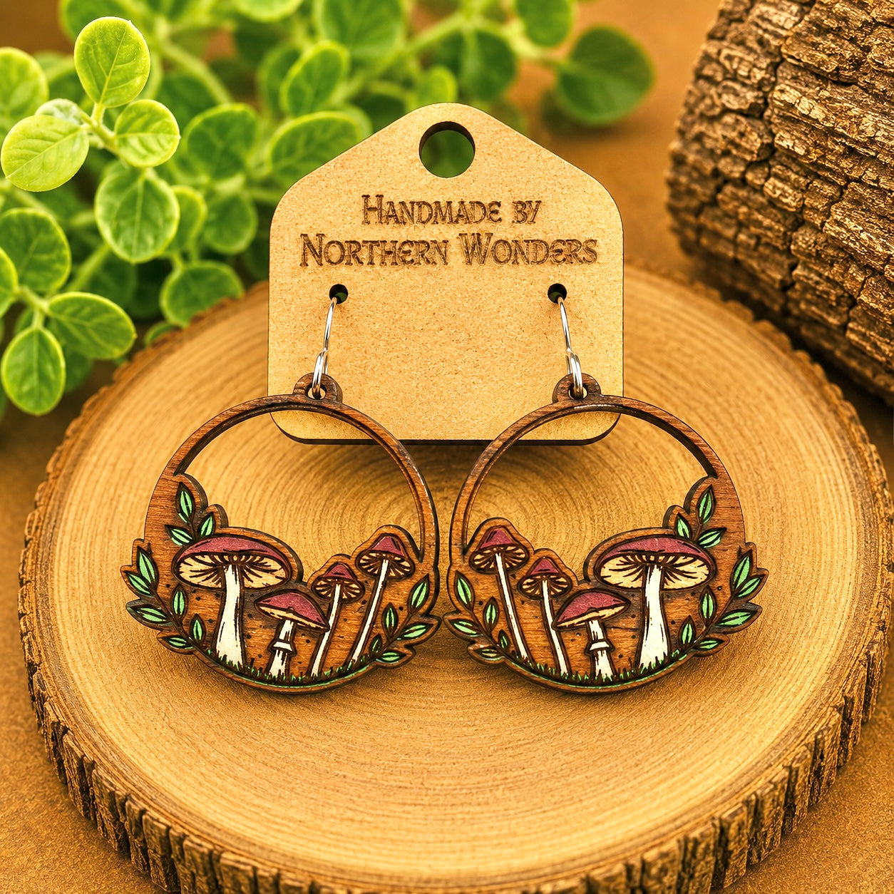 Mushroom Earring