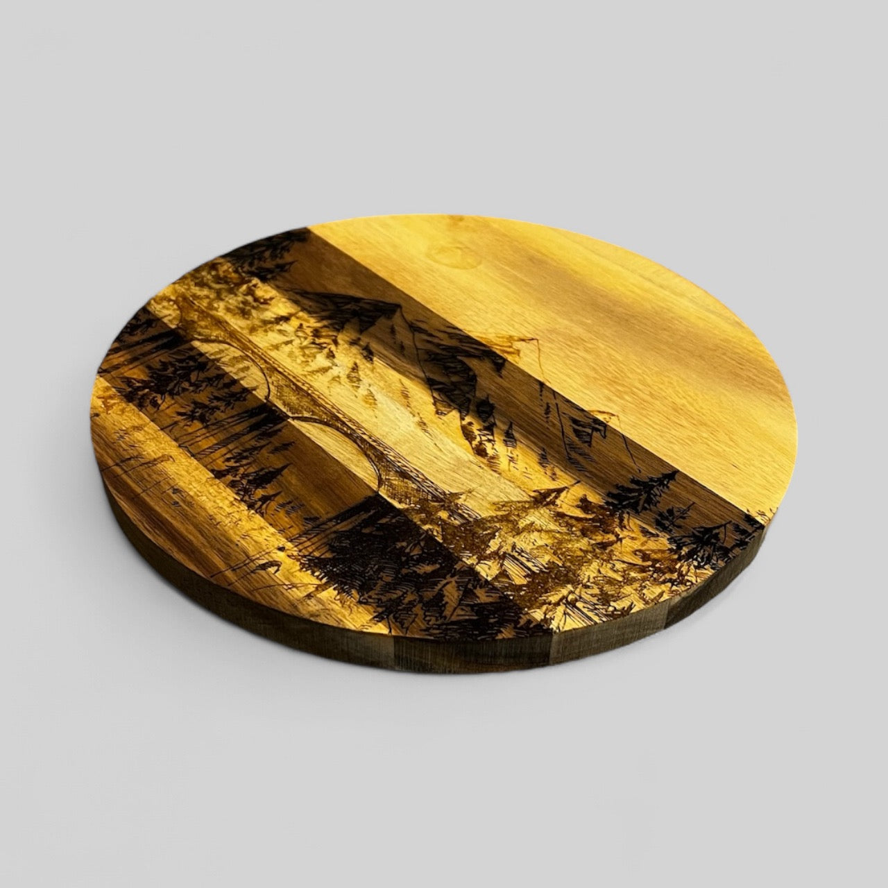 10" Railroad Tracks Lazy Susan