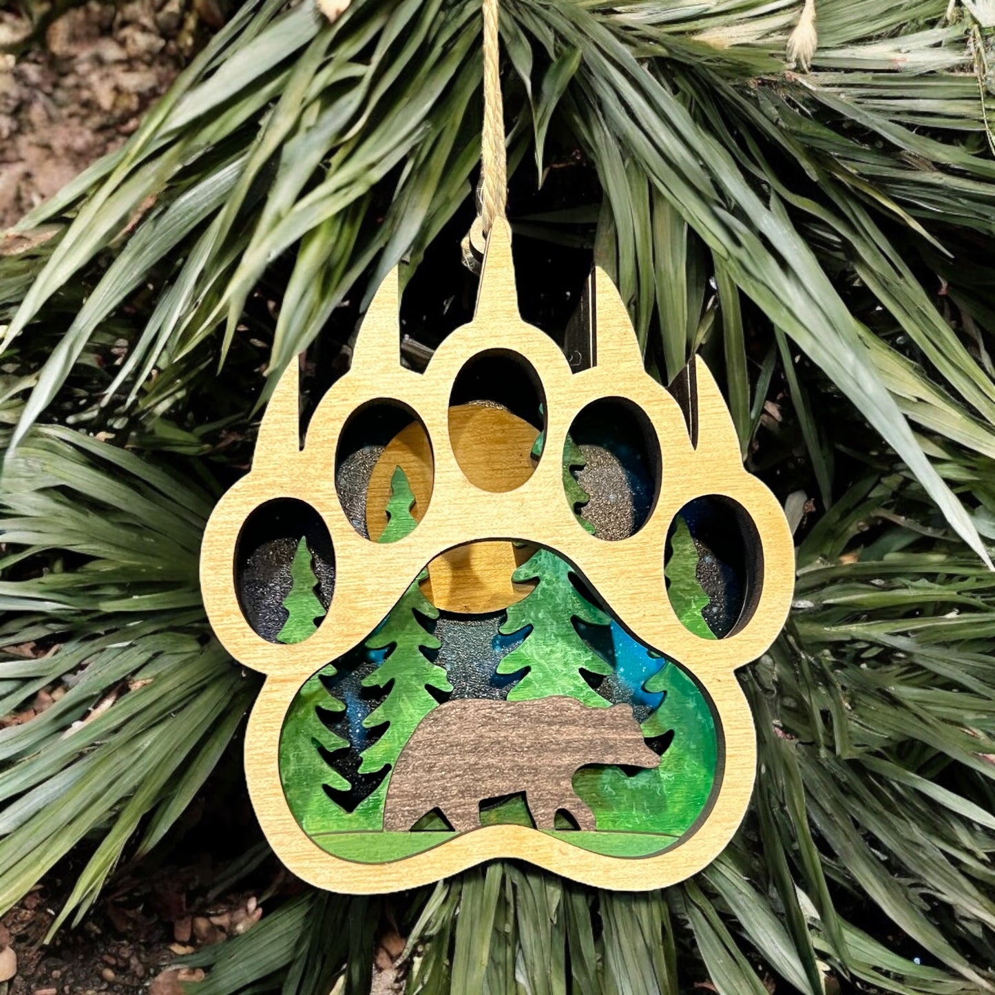 Bear Paw Ornament