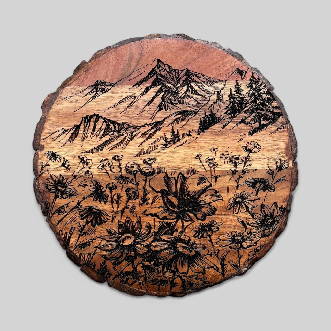 10" Live Edge Trivet