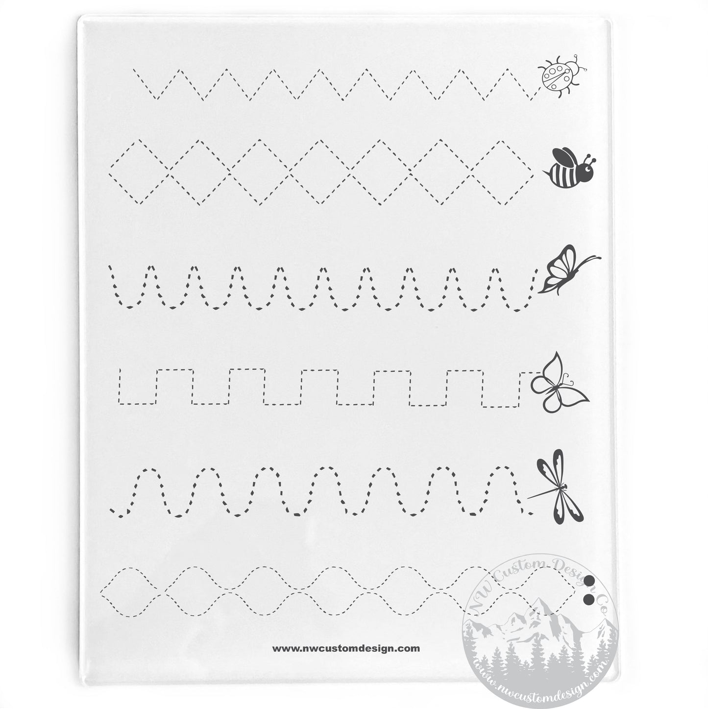 Trace the Line Dry Erase Board