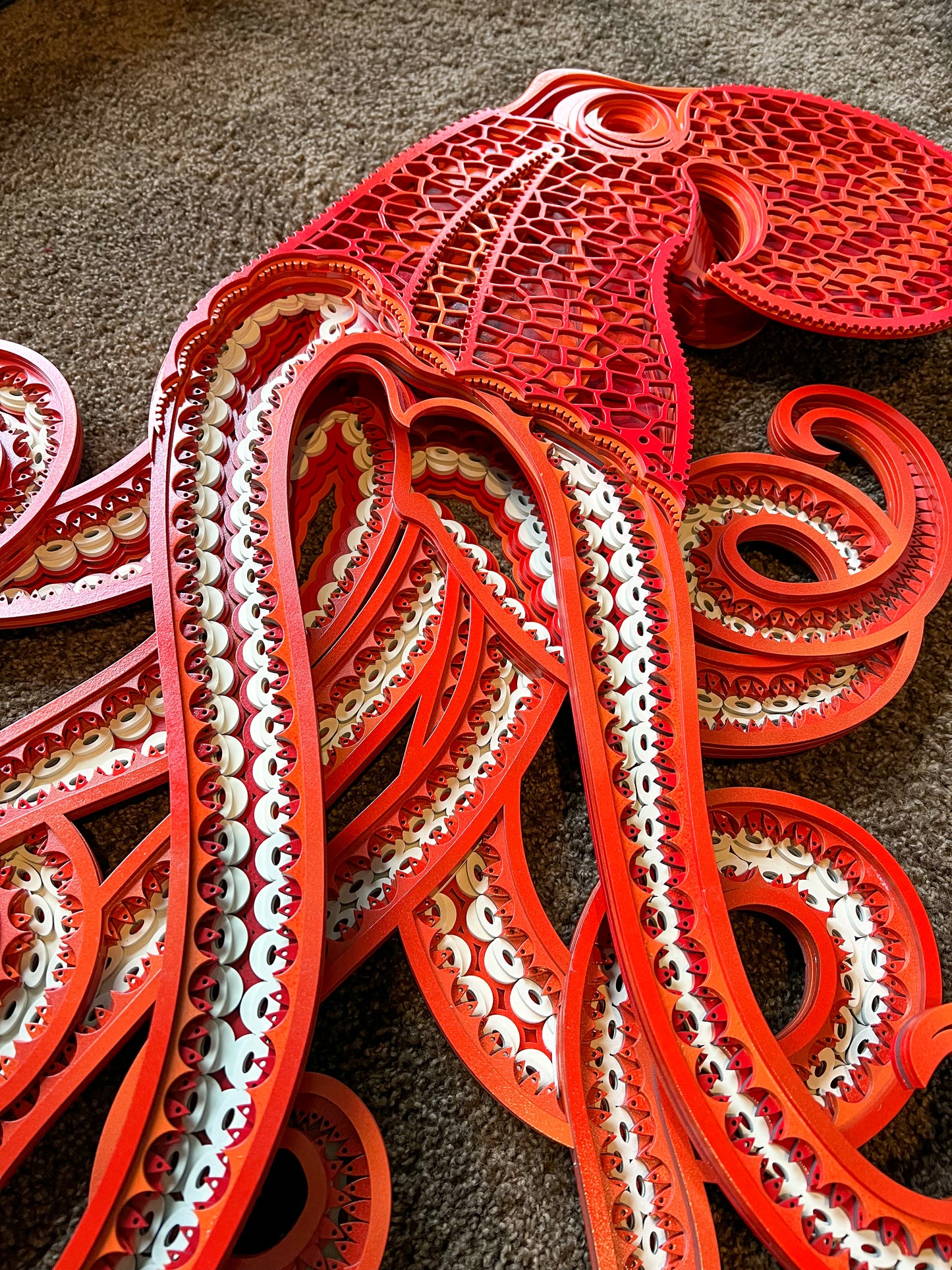Giant Red Kraken