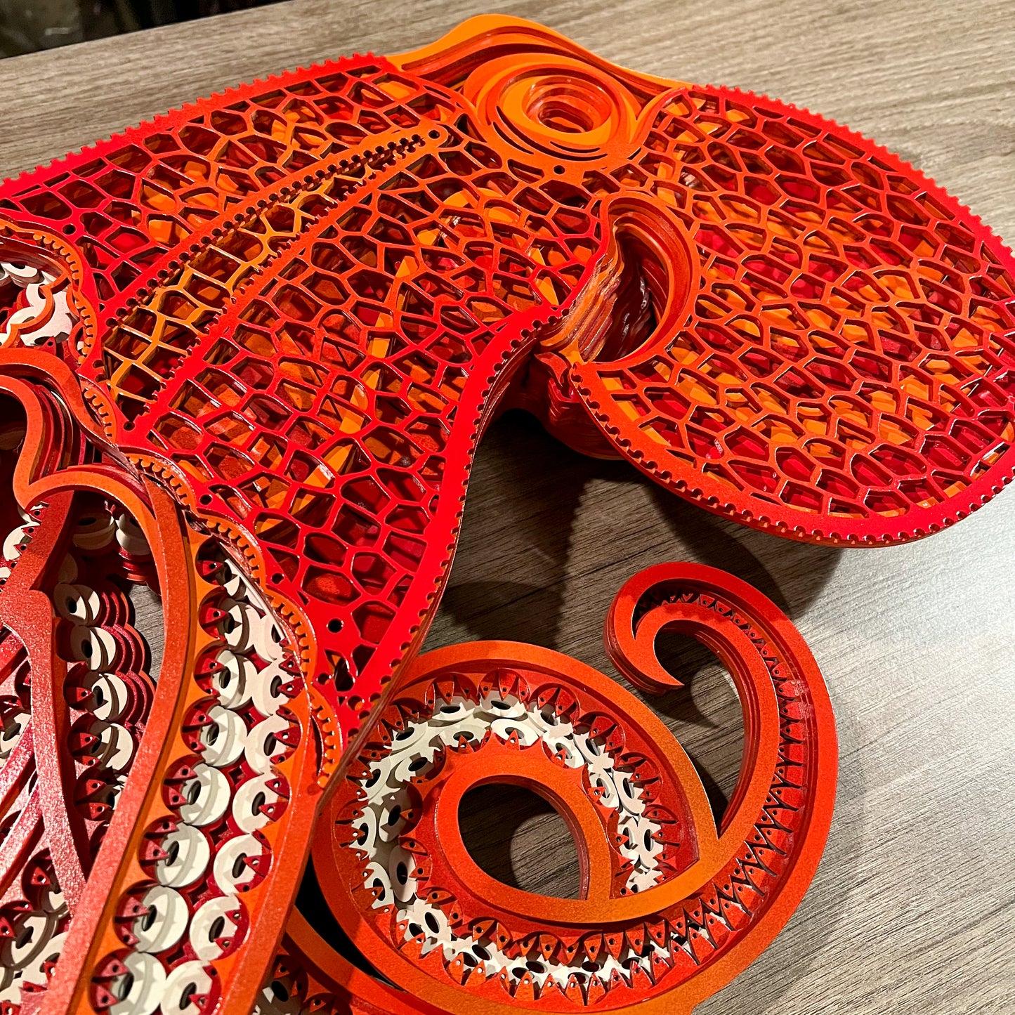 Giant Red Kraken