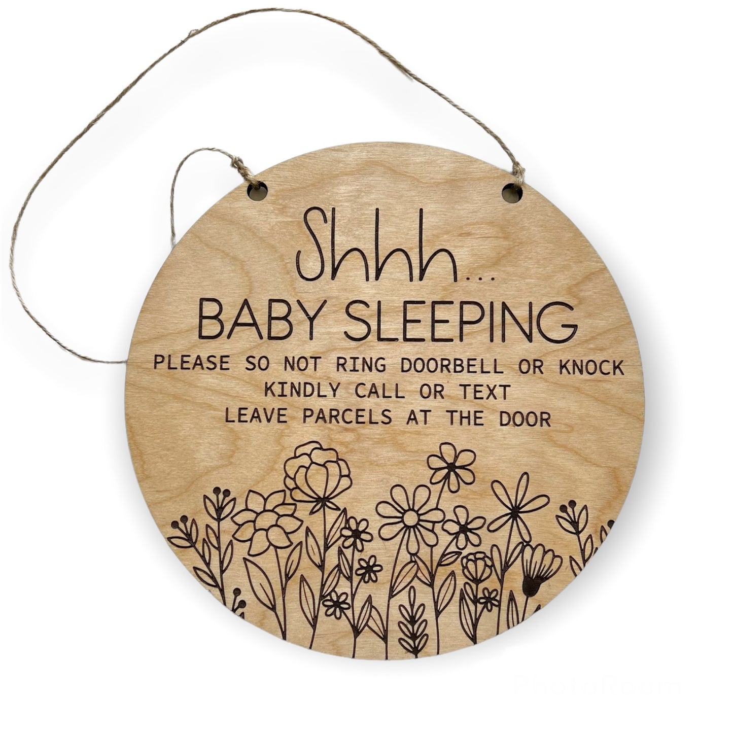 Shhh.. Baby Sleeping Door Sign