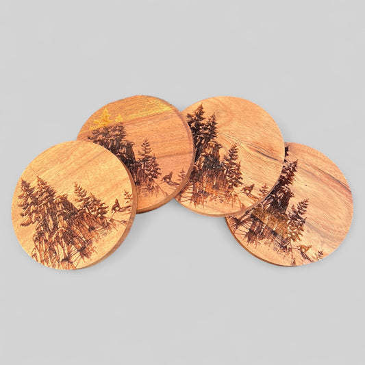 Howling Wolf Coaster