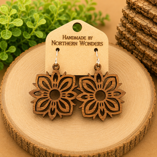 Walnut Earring