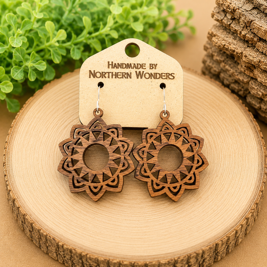 Walnut Earring