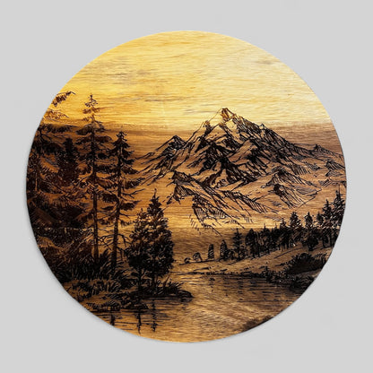 10" Mountain Lazy Susan