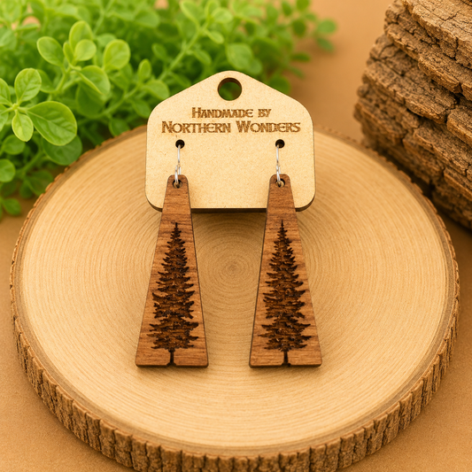Walnut Tree Earring