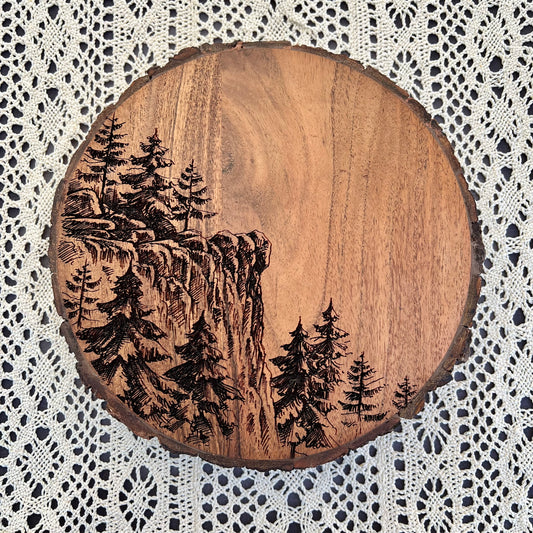 8.5" Live Edge Trivet