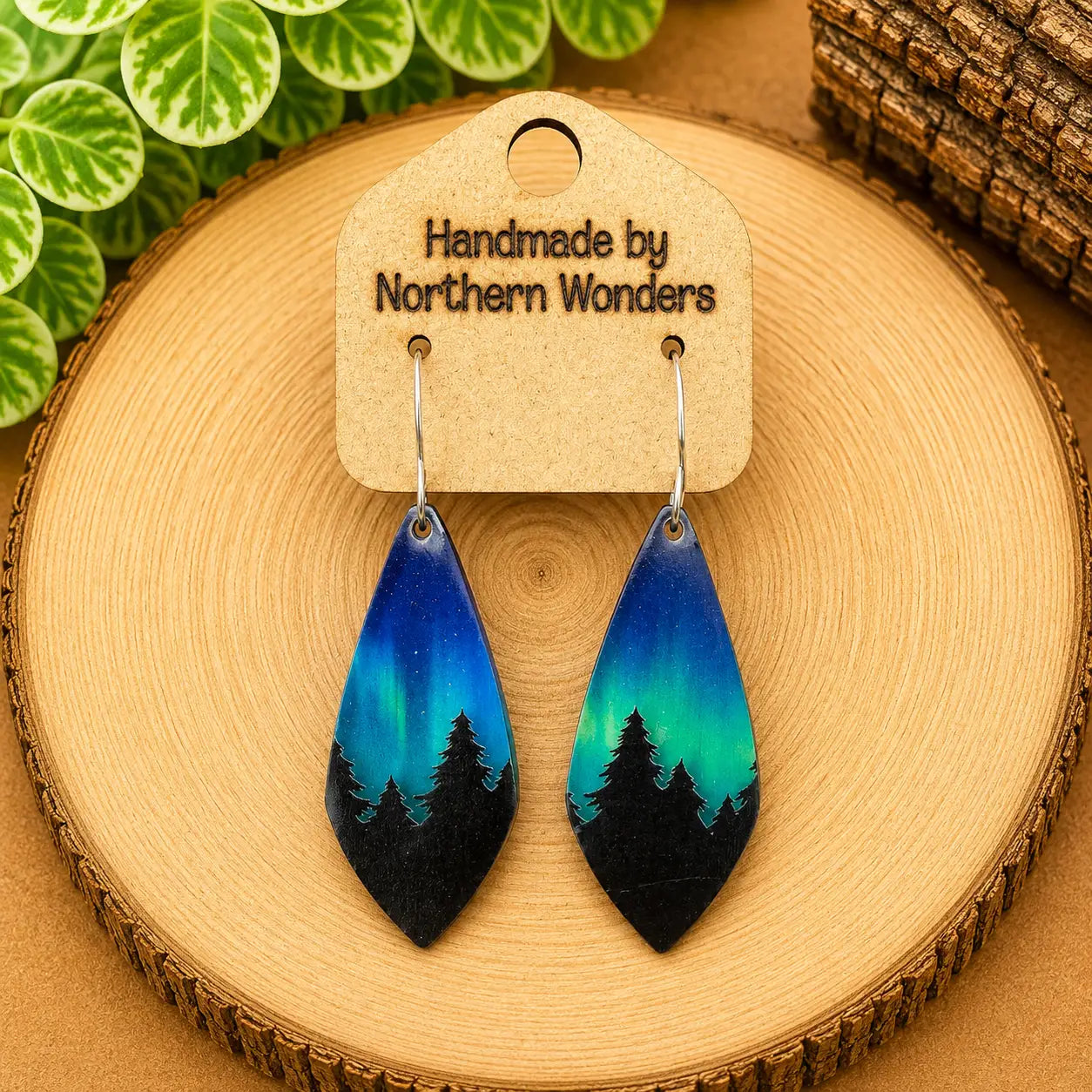 Northern Lights Acrylic Earring