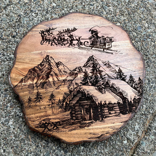 16" Christmas Lazy Susan