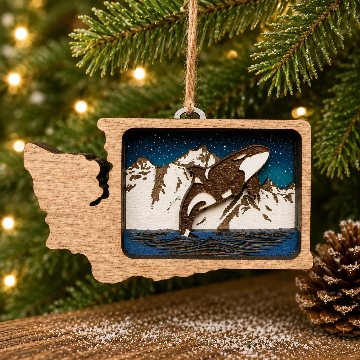 Orca Ornament