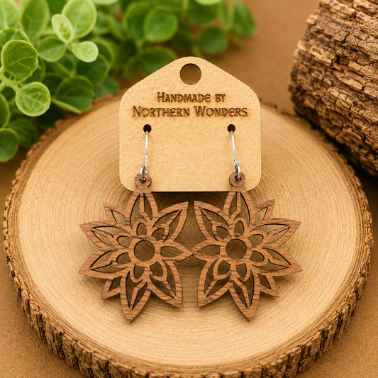 Walnut Earring