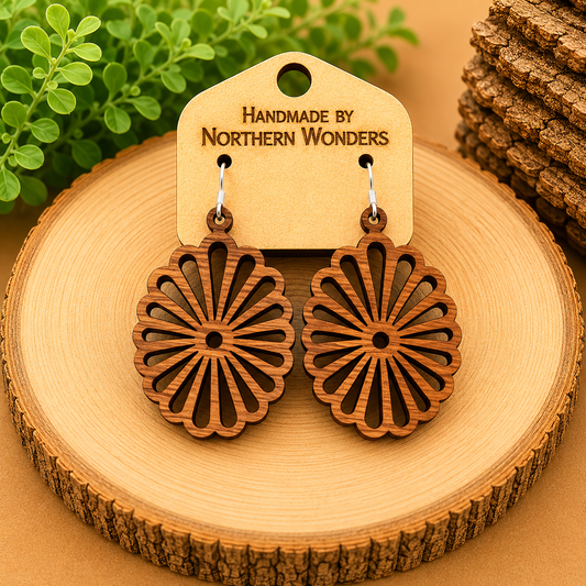 Walnut Earring