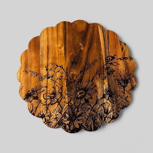 Wildflower Lazy Susan