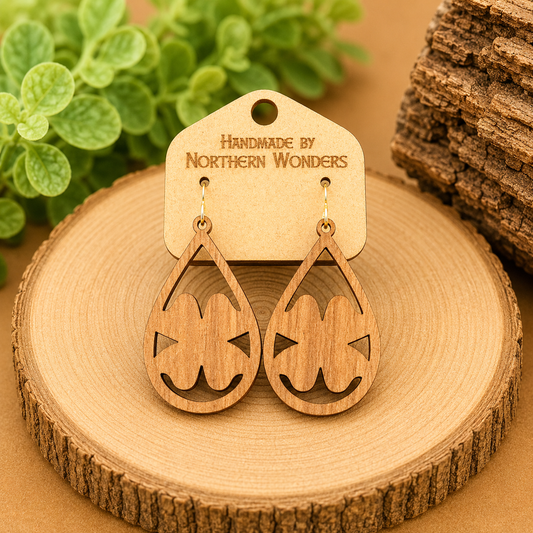 Walnut Earring