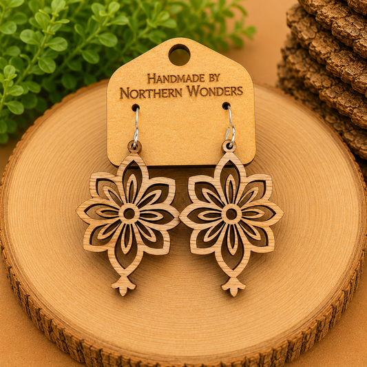 Walnut Earring
