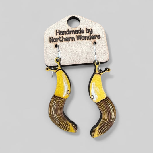 Banana Slug Earrings