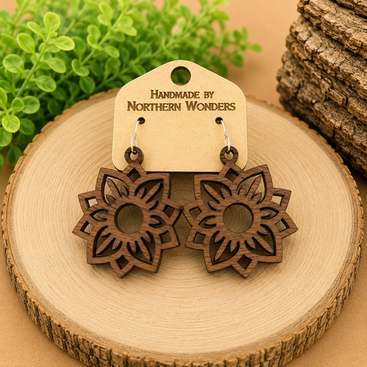 Walnut Earring