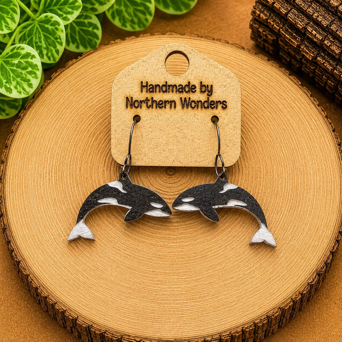 Orca Acrylic Earrings