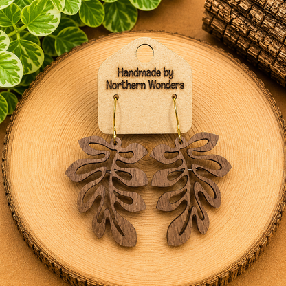 Jungle Walnut Earring
