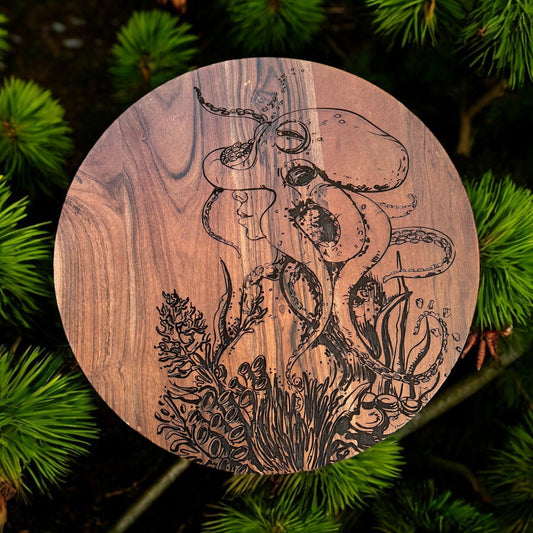 15" Lady Octopus Lazy Susan