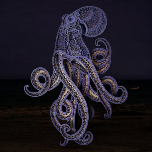 Giant Purple Kraken