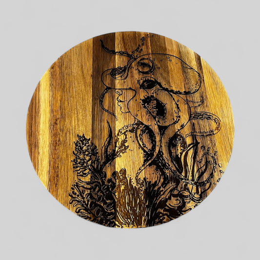 10" Lady Octopus Lazy Susan