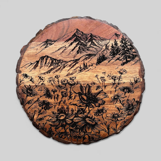 10" Live Edge Trivet