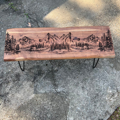 42" Mountain View Bench