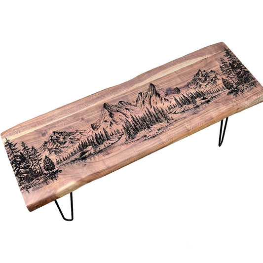 42" Mountain View Bench