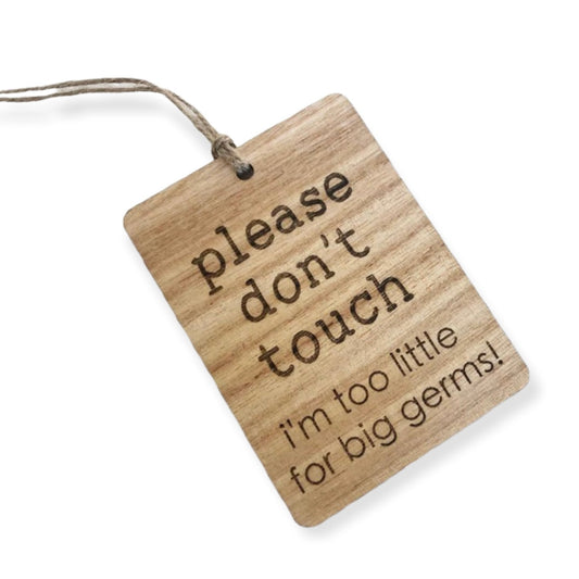 Please don't touch carseat hanger