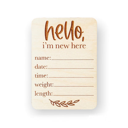 I'm New Here Sign
