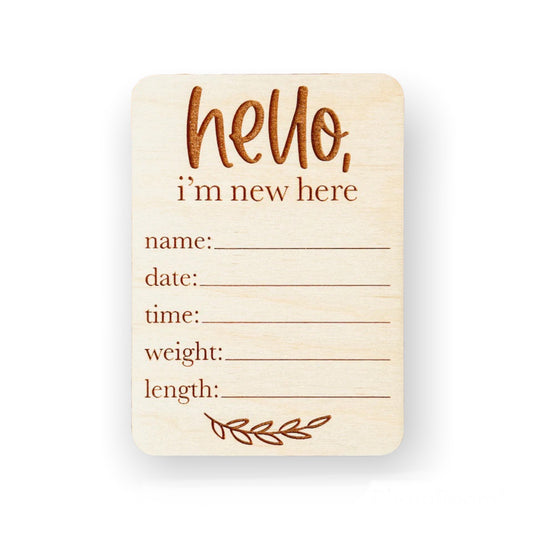 I'm New Here Sign