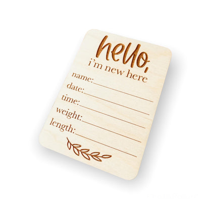 I'm New Here Sign