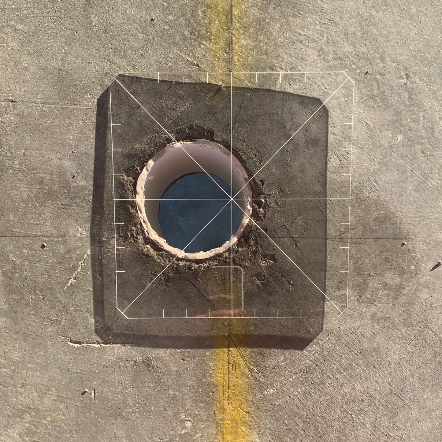 10" Plexiglass Survey Target 2