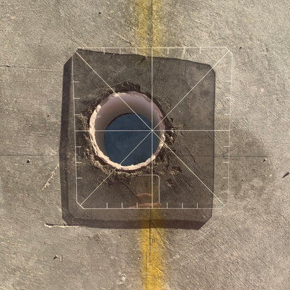 10" Plexiglass Survey Target 2