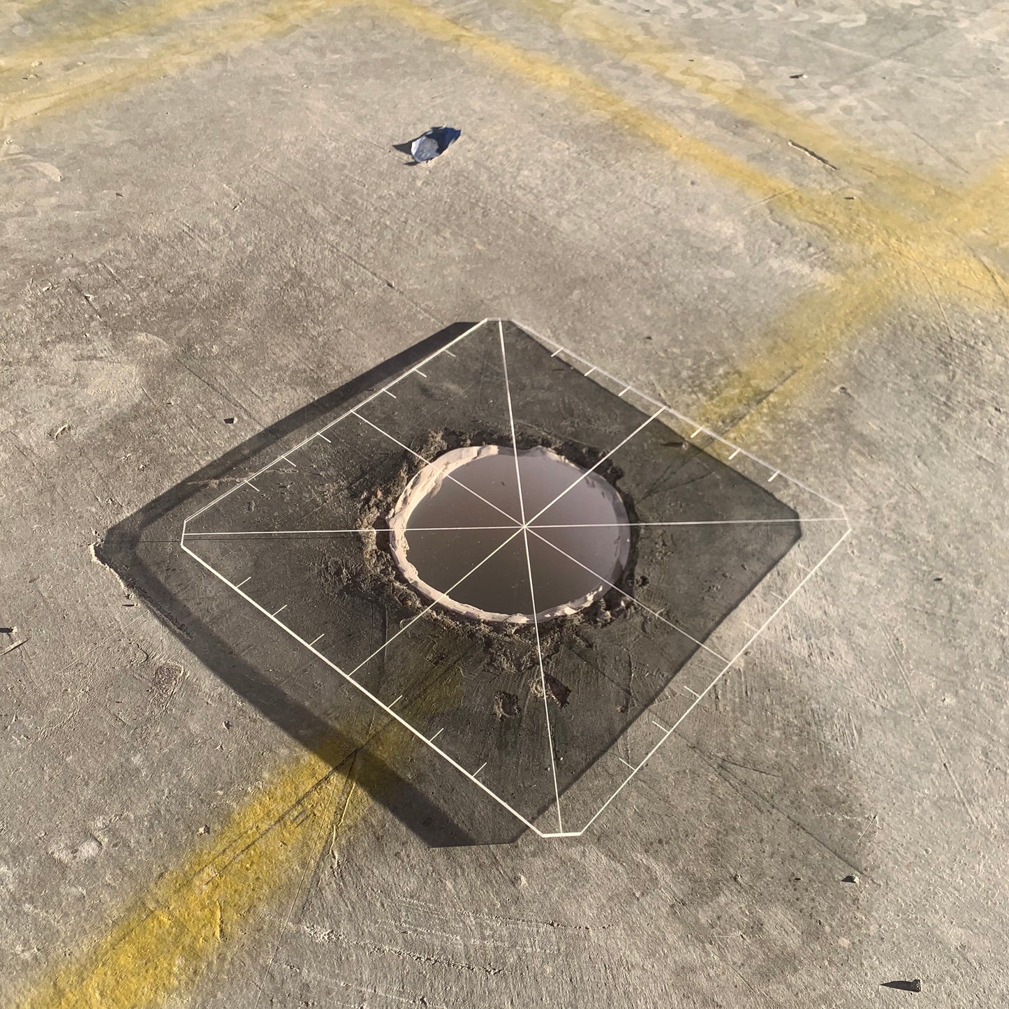 10" Plexiglass Survey Target 2