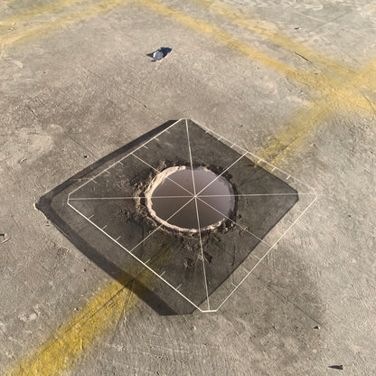 10" Plexiglass Survey Target 2