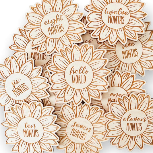 Sunflower Milestone Set