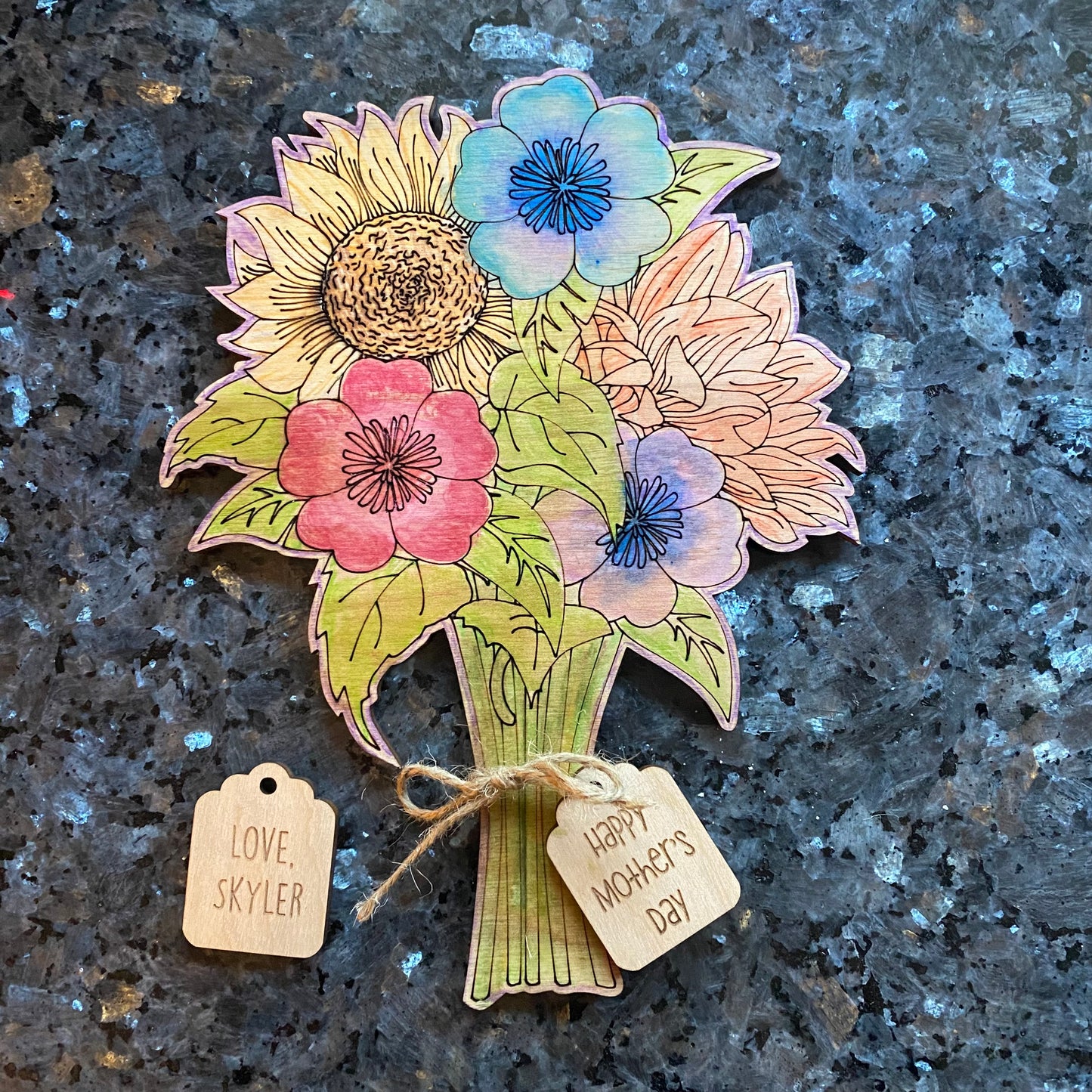 Mother’s Day Wood Bouquet