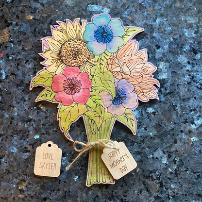 Mother’s Day Wood Bouquet