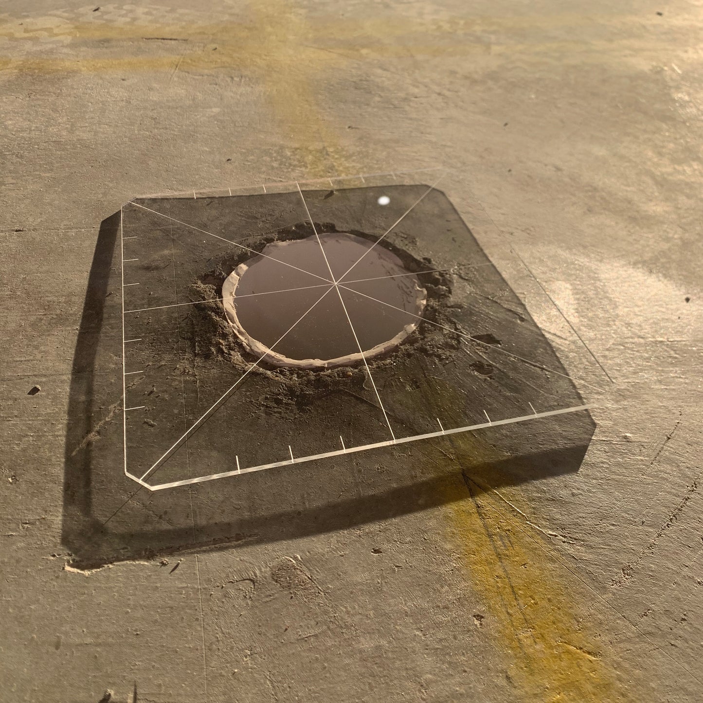 10" Plexiglass Survey Target 2